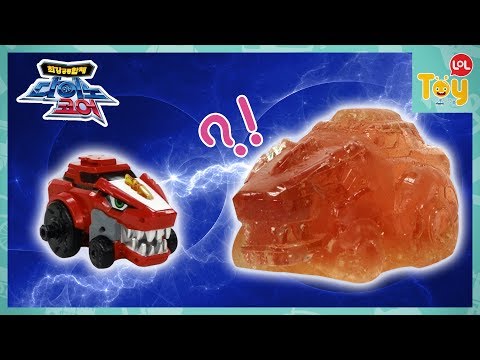 Dainocore tyranno cerato 3D Solid jelly making Miniature Dinosaur Robot pororo kids [toy lol]
