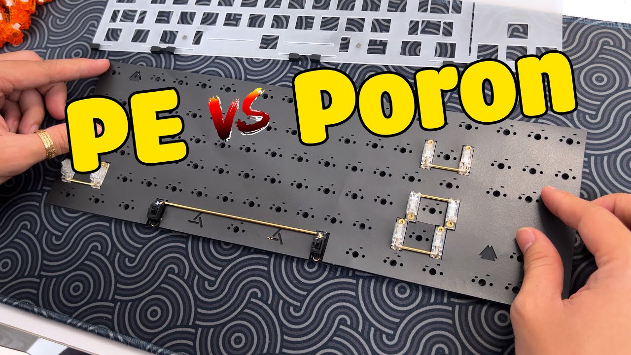 Sự khác biệt giữa foam switch "PE vs PORON" ft Mr Suit !!! YouTube