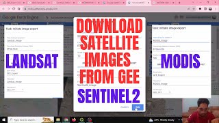 How to Download Satellite Imageries from GEE | Sentinel-2 | LandSat-9 | MODIS | Tutorial