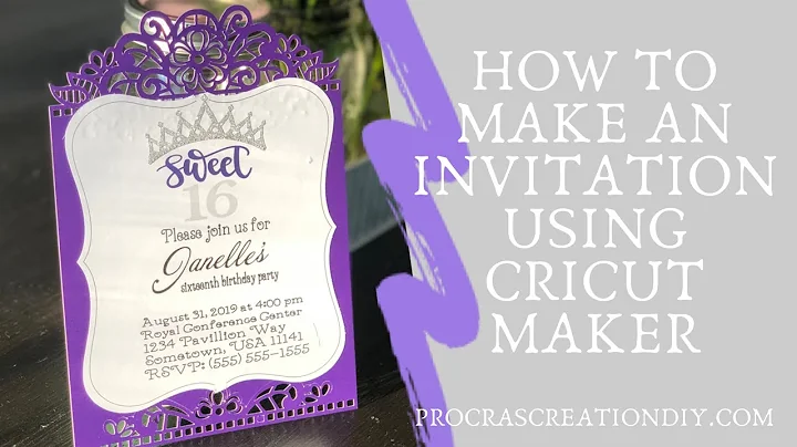 Create Stunning Invitations with Cricut Maker