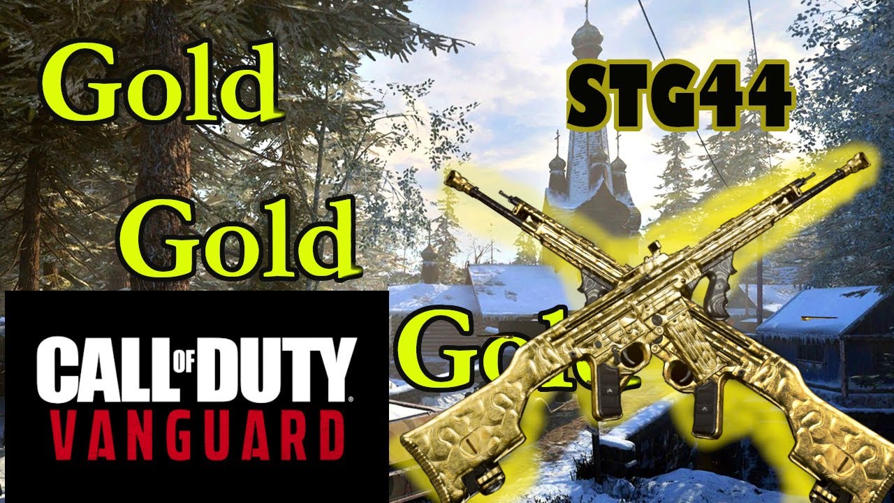 **GOLD** STG 44, Unlocking the Gold Camo, Vanguard YouTube