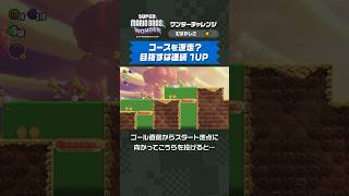 スーパーマリオブラザーズ ワンダー コースを逆走？目指すは連続1UP