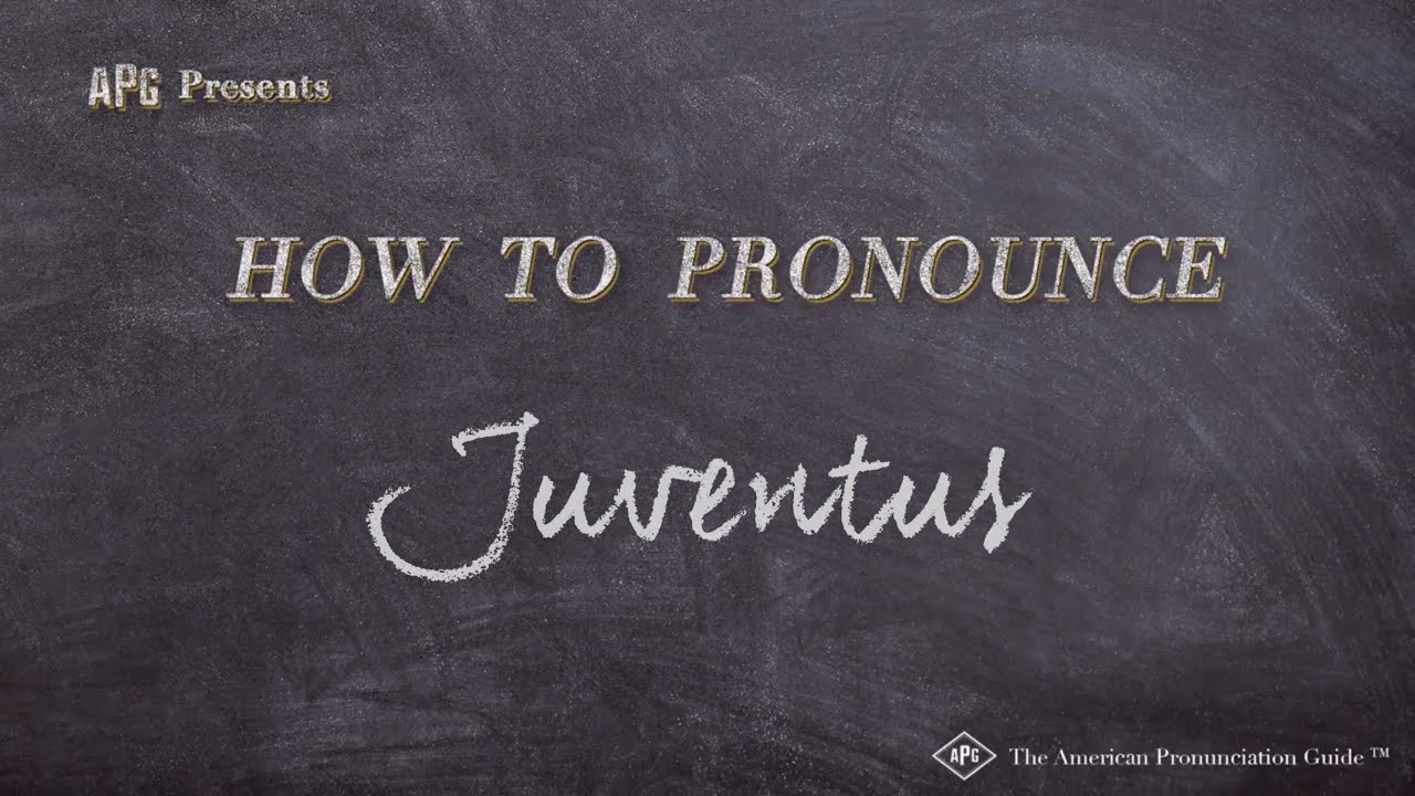 How To Pronounce Juventus (Real Life Examples!)