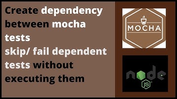 Mocha: Skip execution of dependent tests on a test failure