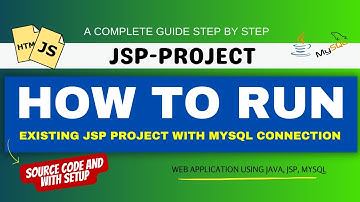 How To Run  JSP Project With MySQL Connection || Blood Bank 🏥Management System