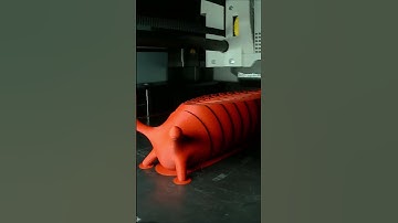 3D Printing an articulating slug on the Bambu Lab X1 Carbon printer.
