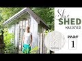 Shed Makeover Part One, She Shed Renovation