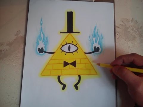 COMO DIBUJAR A BILL CIPHER - GRAVITY FALLS / how to draw bill cipher ...