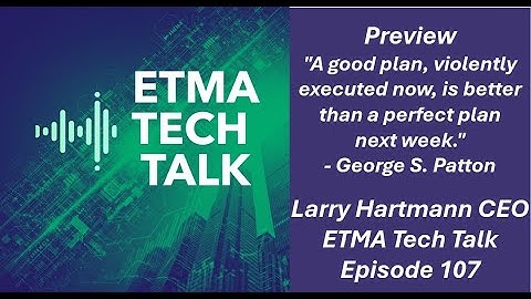 A good plan, violently executed now, is better than… Larry Hartmann ZRG Partners Preview