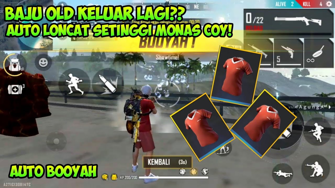  BAJU  BOLA  OLD KELUAR LAGI EFDEWE AUTO NANGISS V GARENA 