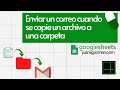 Avisar cuando llegue un nuevo archivo a una carpeta de Google Drive