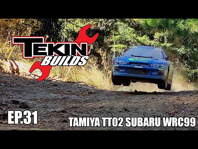 Tamiya TT-02 Subaru WRC99 RC Rally Car | Tekin Builds Ep.31 class=