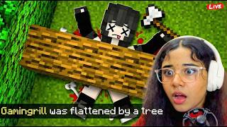 Minecraft with friends🤣| girl gamer | #shorts