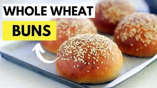 Soft 100% Whole Wheat Burger Buns recipe in 5 simple steps (Eggless) screenshot 5