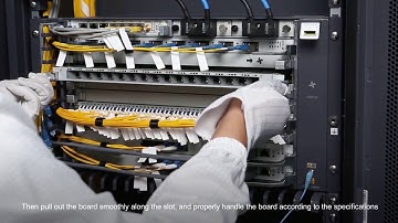 Replacing a 16 Port PON Service Board of the MA5800 X7 V1 0