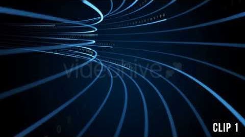 Fibre Optics Data Stream Abstract Background - 2 Clips