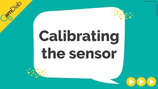 Calibrating the sensor - Dana insulin pump users (mmol/L)