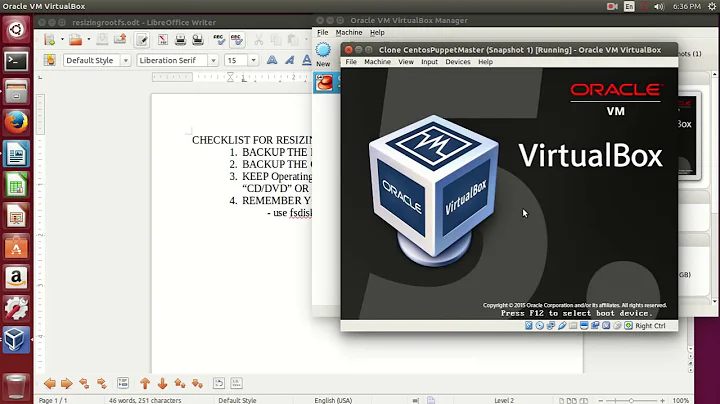Resizing Root FileSystem in Centos7