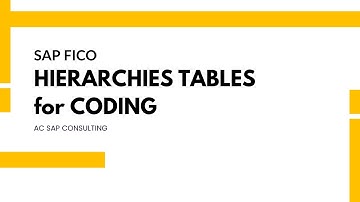 How to access standard hierarchy tables in S/4  |  AC SAP Consulting