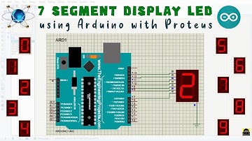 Seven Segment Display in Arduino Using Proteus | 7 Segment LED | Arduino | Proteus | 7
