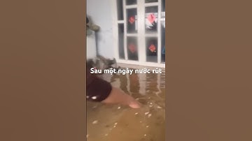 Mưa lũ tràn về ngập lụt #shotrs