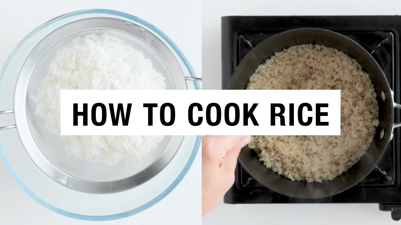 The Howto Series How to cook rice YouTube
