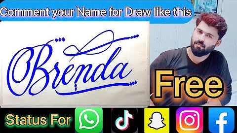 Brenda Name Signature Calligraphy Status | How to ...