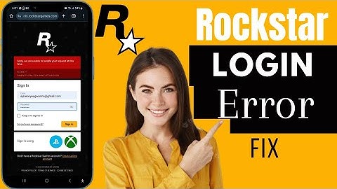 Fix Sorry We Are Unable To Handle Your Request At This Time Rockstar | Rockstar Game Login Error Fix