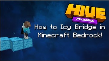 How to Icy Bridge! / diagonal god bridge - Mobile, Windows 10, Console (Hive Skywars)