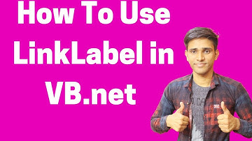 #30 How To Use LinkLabel in VB.net (Hindi/Urdu) | Shubham Jangid