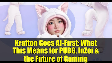 Krafton Goes AI-First: What This Means for PUBG, InZoi & the Future of Gaming