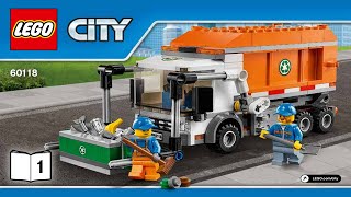 LEGO instructions - City - Traffic - 60118 - Garbage Truck (Book 1)