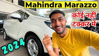 2024 Mahindra Marazzo M4+🔥जो कोई नहीं दे सका वो Mahindra ने दिया 😍Power,Comfort,Space full Review