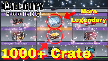 More Legendary Crate - Opening 1000+ Crates on Call of Duty Mobile
