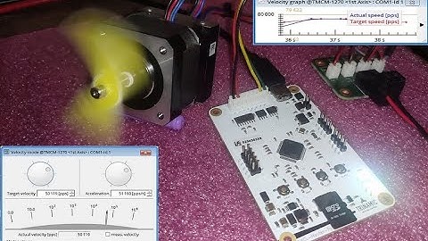 Trinamic MotionPy with PD42-1270 Stepper Motor RoadTest || TMCL IDE