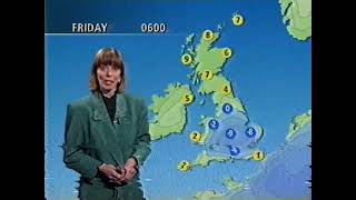 BBC1 - Continuity, Weather & Ident - 19th December 1991