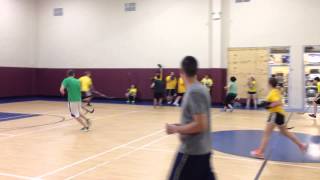 01/24/15 floor hockey @ onelife fitness ...