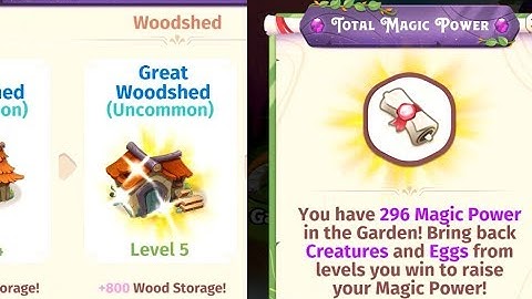 Merge Magic 800+ Wood Storage and Garden Upgrade