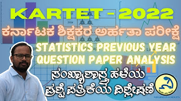 KARTET Maths Statistics Previous year Question Paper Analysis #kartet #kartet2022 #statistics