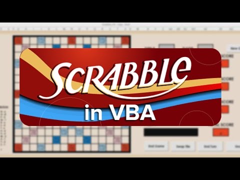 how to make scrabble in vba excel youtube games in excel