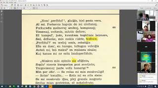 77 | Sinjoro Tadeo 10: 795-902 | Pan Tadeusz – 에스페란토 판 타데우시 10권 공부 (zoom)
