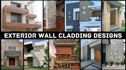 Latest Exterior Wall Cladding Design Ideas | Top Different Types of Outdoor Wall Facade Designs