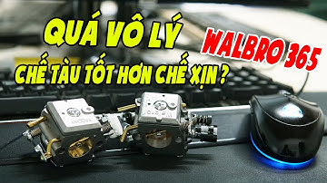 Chế Cưa Xích Thụy Điển 365 Walbro Chạy Kém Hơn Chế Tàu ? CHUYỆN LẠ CÓ THẬT không ?