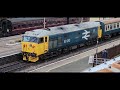 Hunslet Austerity class N° '2890' and class 50 N° '015' charge out and in Bury Station. (2/3/25).