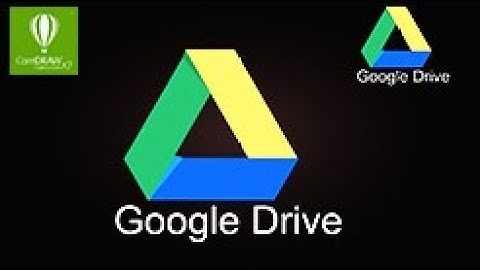 CorelDRAW Tutorial | How to Make GOOGLE DRIVE LOGO Step by Step