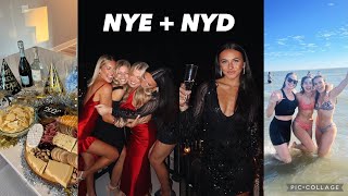 NEW YEAR’s EVE + DAY | reunited w/ lauren, charcouterie board, wonderland party, polar plunge