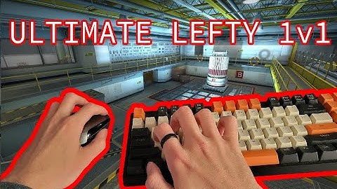 So we tried to 1v1 in CS:GO left handed..