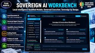 Sovereign On-Premise Agentic AI Workbench using Open-Weight LLMs for Confidential Industrial Work