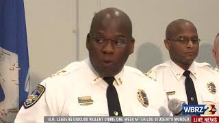 One week after LSU student's murder, Baton Rouge leaders address surge in violent crime