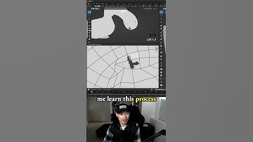 What happens? Move vertices of mouth UVs? - making a game character in Blender - 2.2: Billy Potamus